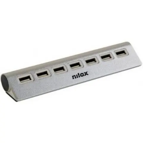 Nilox HUB 7 PORTE 2.0 ALLUMINIO – imagen 1
