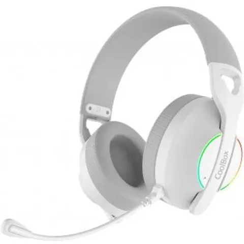 Auriculares Headset Gaming WB01 RGB (Blanco) - COOLBOX – imagen 1