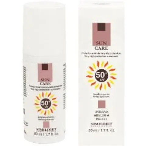 Simildiet sun care spf50+ protector solar amplio espectro 50 – imagen 1
