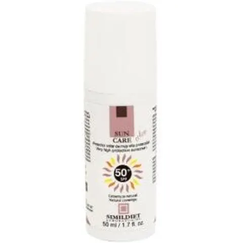 Simildiet sun care spf50+ protector solar color 50ml. – imagen 1