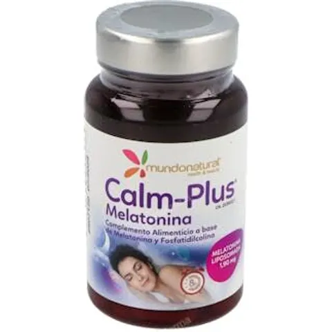 Mundonatural calm plus melatonina 30cap. – imagen 1