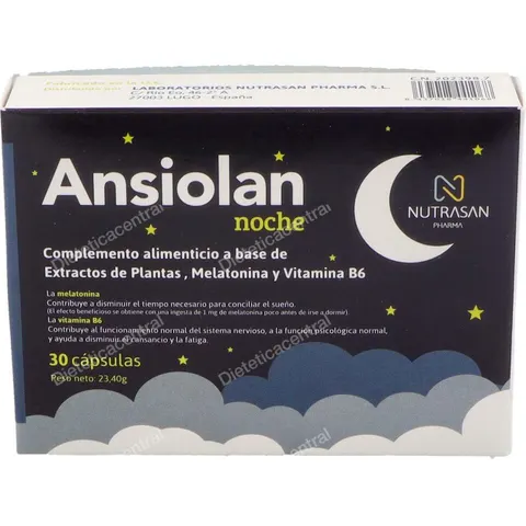 Nutrasan Ansiolan Noche 30caps – imagen 1