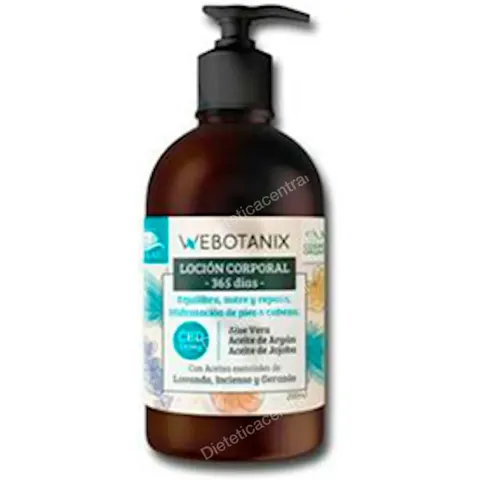 Webotanix locion corporal 365dias 250ml. bio – imagen 1