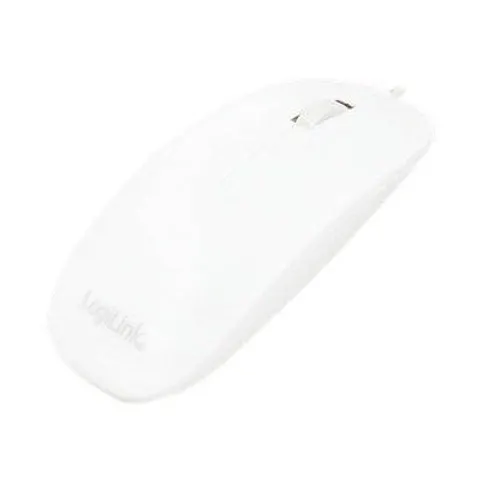 Logilink Maus USB Optical Scroll 1000dpi weiß – Bild 1