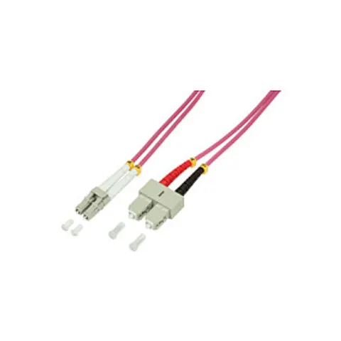 LWL Patchkabel OM4 LC / SC 3,0m Duplex LogiLink – Bild 1