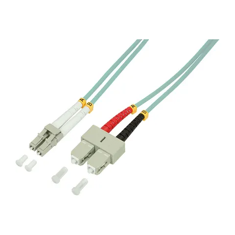 LWL Patchkabel OM3 LC / SC 10m Duplex LogiLink – Bild 1