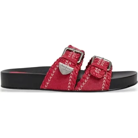 PEPE JEANS Mules doubles brides AGNES ETHNIC – image 1