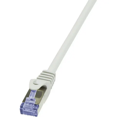 LogiLink Patchkabel, Kat. 6A, S/FTP, 2,0 m, grau – Bild 1