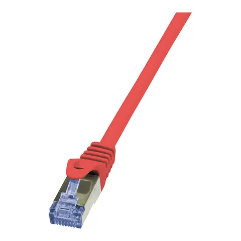 LogiLink Patchkabel, Kat. 6A, S/FTP, 1,0 m, rot – Bild 1