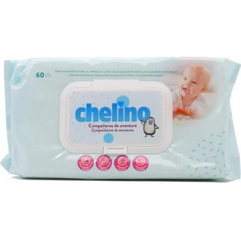 Chelino Toallitas Dermosensitive 60 unidades – imagen 1