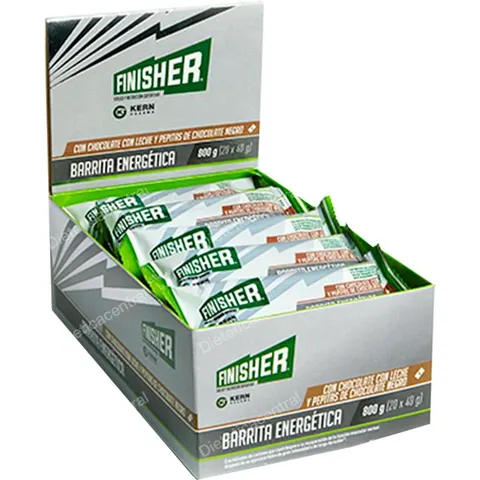 Finisher barr energ choco con leche y pepitas 20ud – imagen 1