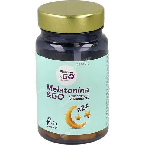 Pharma & go melatonina + trp-fn + vit. b6 30cap. – imagen 1