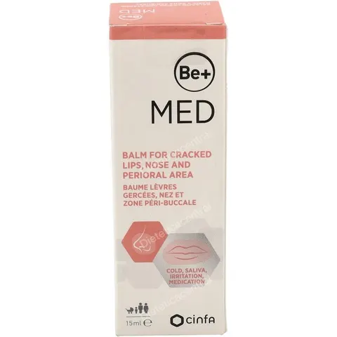 Be+ Med Bálsamo Labios Agrietados 15 ml – imagen 1