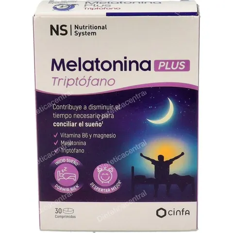 Ns ns melatonina plus trp-fn 30 comp – imagen 1