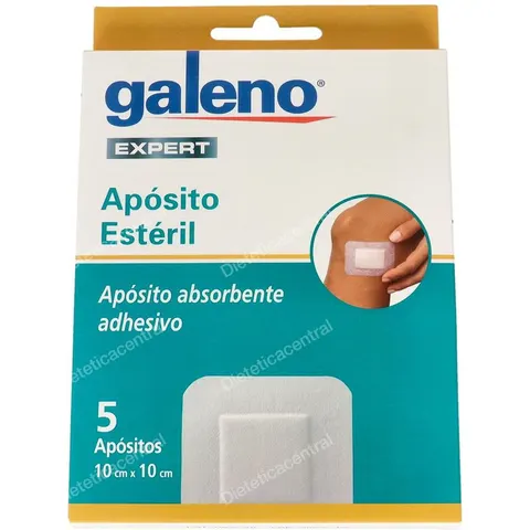 Galeno aposito esteril 10x10cm 5 u – imagen 1