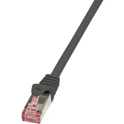 LogiLink Patchkabel, Kat. 6, S/FTP, 3,0 m, schwarz – Bild 1