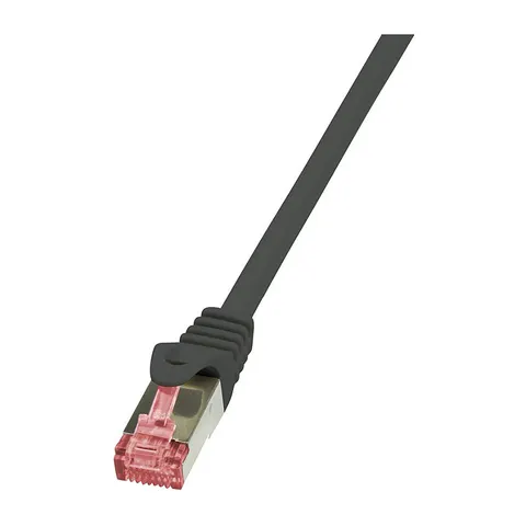 LogiLink Patchkabel, Kat. 6, S/FTP, 7,5 m, schwarz – Bild 1