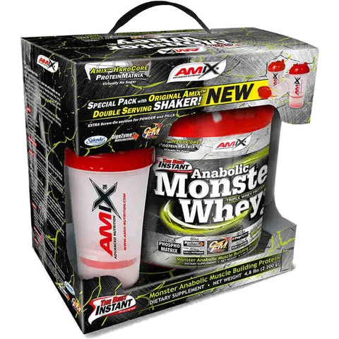 Amix Anabolic Monster Whey 2000 g Schokolade – Bild 1