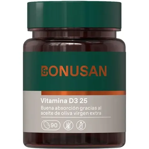 Bonusan VITAMINA D3 25MCG 90 Caps – imagen 1