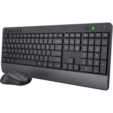 Keyboard and Mouse Trust Spanish Qwerty Black – afbeelding 1
