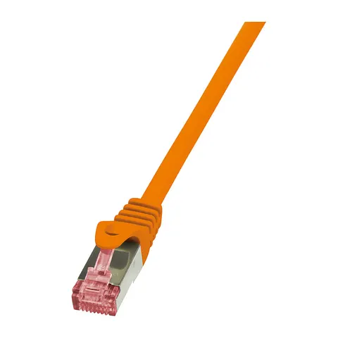LogiLink Patchkabel, Kat. 6, S/FTP, 10,0 m, orange – Bild 1