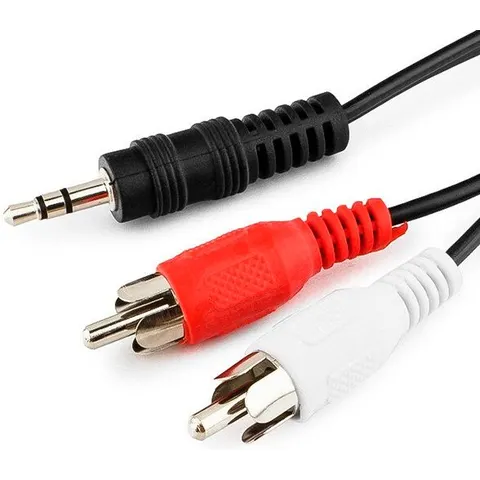 Kabel stereo minijack 2x Rca (chinch) 5m Gembird – zdjęcie 1