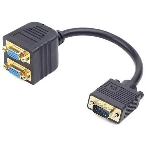 Splitter VGA Macho -> 2 VGA Hembra - GEMBIRD – imagen 1