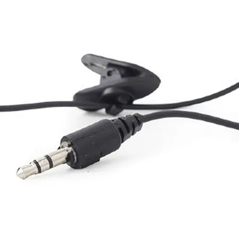Gembird Clip-on microfoon, 3.5 mm, zwart – afbeelding 1