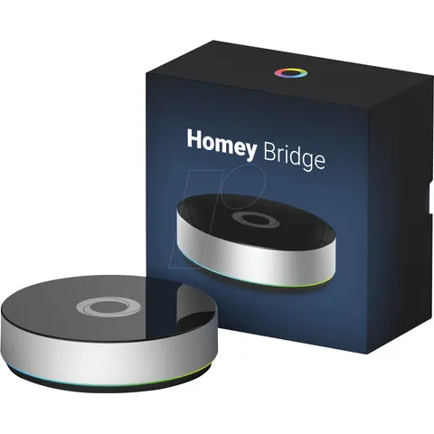 Homey Bridge Smart Home Controller - schwarz mit Zigbee, Z-Wave, Bluetooth, 433 MHz und Infrarot – Bild 1