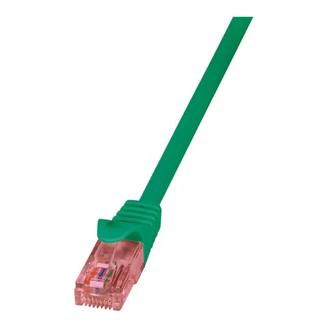 LogiLink 2m Cat.6 U/UTP networking cable Green Cat6 U/UTP (UTP) – image 1