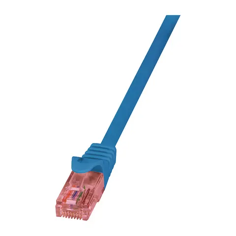 LogiLink 2m Cat.6 U/UTP networking cable Blue Cat6 U/UTP (UTP) – image 1
