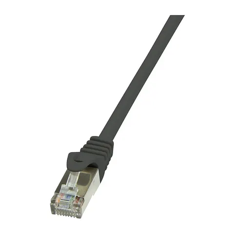 LogiLink Patchkabel EconLine, Kat. 6, U/UTP, 10,0 m, schwarz – Bild 1