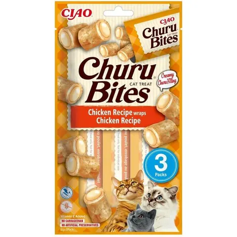 Churu Cat Bite Receta De Pollo 12 Uds 30g – imagen 1