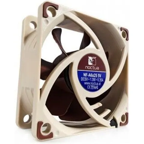 Noctua NF A6x25 - 6 cm - 5V - Blanco – imagen 1