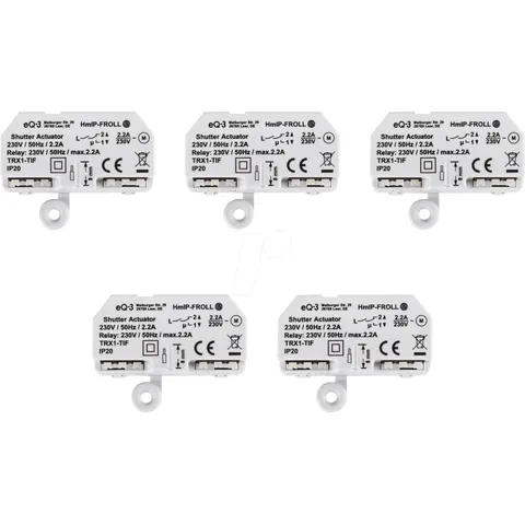 HOMEMATIC IP HMIP FROLL5 - 5x Roller shutter actuator - flush-mounted – image 1
