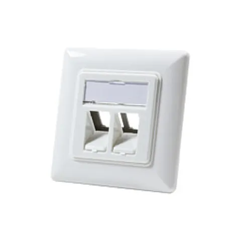 LogiLink NK4021 wall plate/switch cover White – image 1