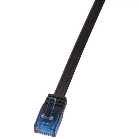 LOGILINK CAT.5e Patchkabel, U/UTP, 10 m, Flachkabel – Bild 1
