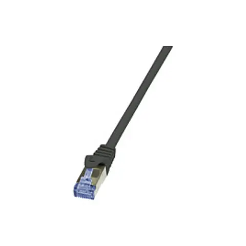 LogiLink Patchkabel PrimeLine, Kat.6A, S/FTP, 1,0 m, schwarz – Bild 1