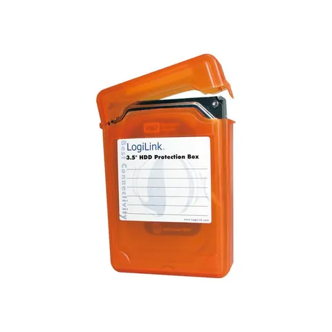 LogiLink UA0133O storage drive case Cover Orange – image 1