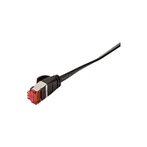 LOGILINK Patchkabel SlimLine CAT.6A U/FTP schwarz 7,5m – Bild 1