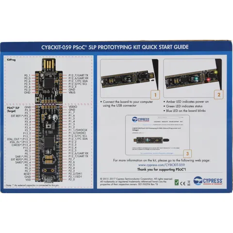 INFINEON CY8CKIT-059 - Development board, CY8C588LTI-LP097-PSoC-5LP CPU – image 1