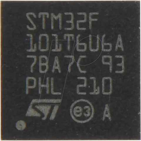 STMICROELECTRONICS STM32F101T6U6A - Microcontroller, Cortex M3, 36MHz,16KB Flash,4KB RAM,UFQFPN-36 – image 1