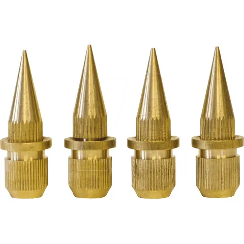 DYNAVOX 204606 - Spikes/absorbers, four-pack, brass – image 1