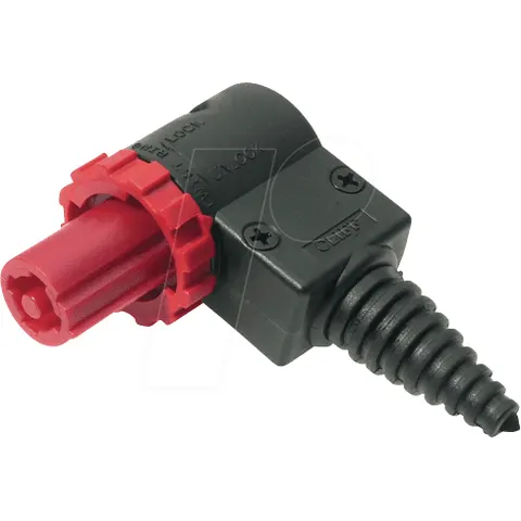 CLIFF FCR20673 - Cliffcon® cable connector, 4 pin, red – image 1