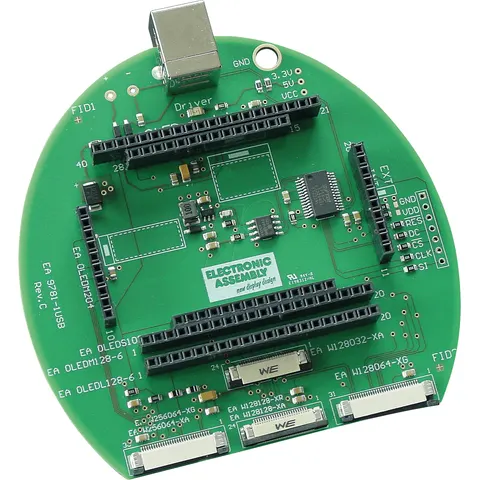 DISPLAY VISIONS EA 9781-2USB - USB test board for OLED – image 1