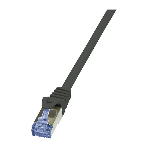 LogiLink Patchkabel, Kat. 6A, S/FTP, 15,0 m, schwarz – Bild 1