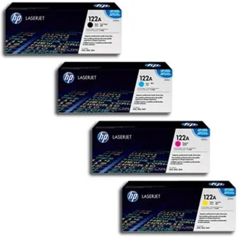 HP Pack toners 122A (Q3960+61+62+63) – imagen 1