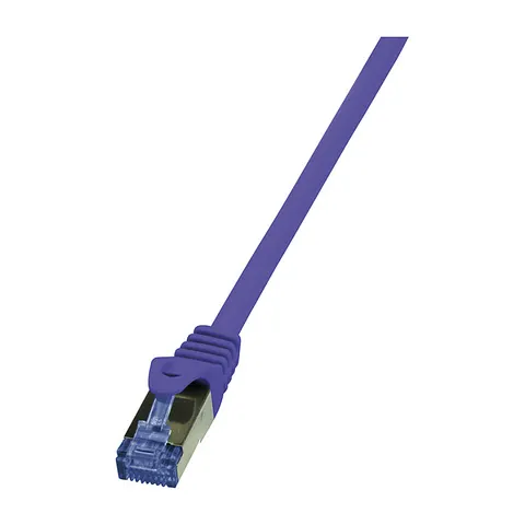 LogiLink CQ303VS networking cable Violet 1 m Cat6a S/FTP (S-STP) – image 1