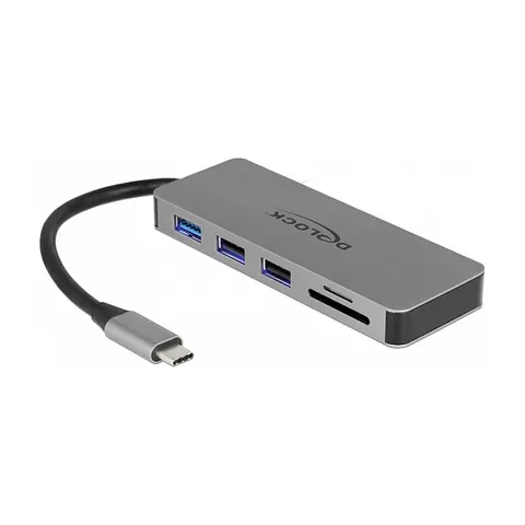 DELOCK 87743 - Port Replicator, USB Type-C – image 1