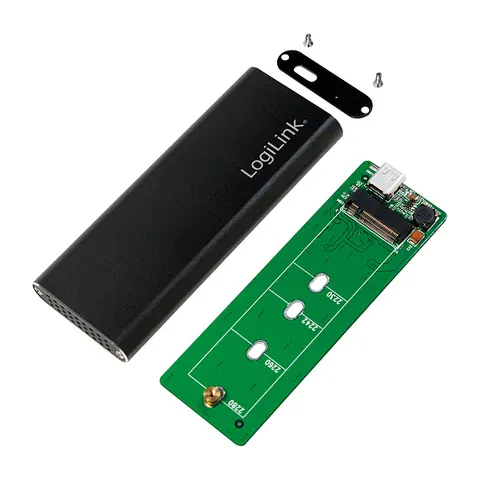LOGILINK M.2-Festplattengehäuse UA0314, USB3.1 Typ-C – Bild 1